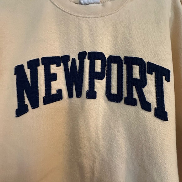 Newport Yellow Crew Neck Sweatshirt - Picture 2 of 4